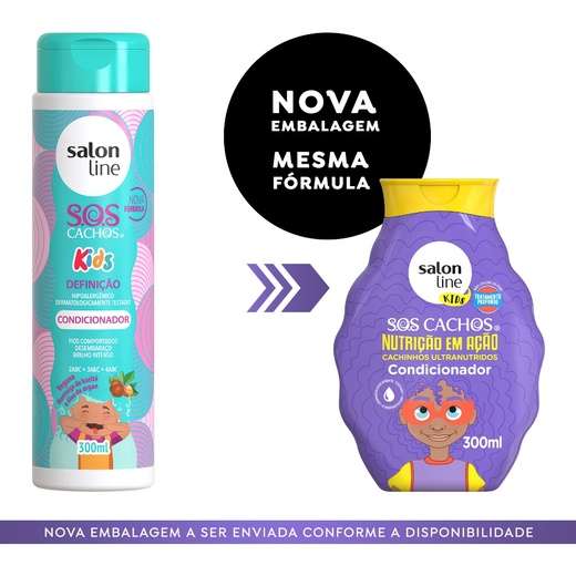 Ativador Salon Line Sos Kids Nutrição Ação 300ml
