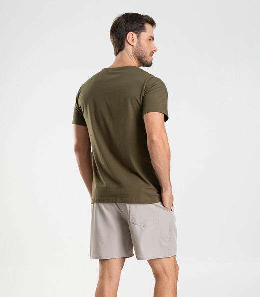 Bermuda Masculina Lisa De Microfibra Long Bong Bege