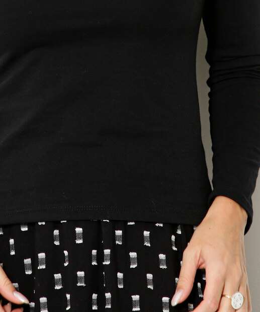 Blusa Ciganinha Feminina Manga Longa Marisa