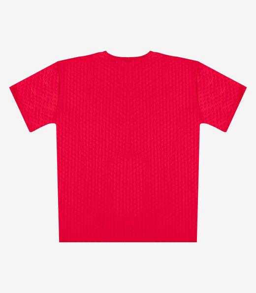 Camiseta Feminina Básica Piume Malha Infinita Cor Vermelho