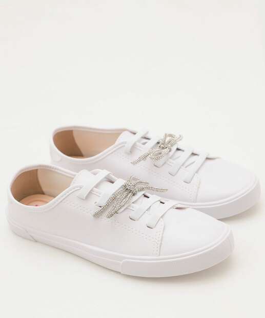 Tênis Casual Feminino Laço Moleca
