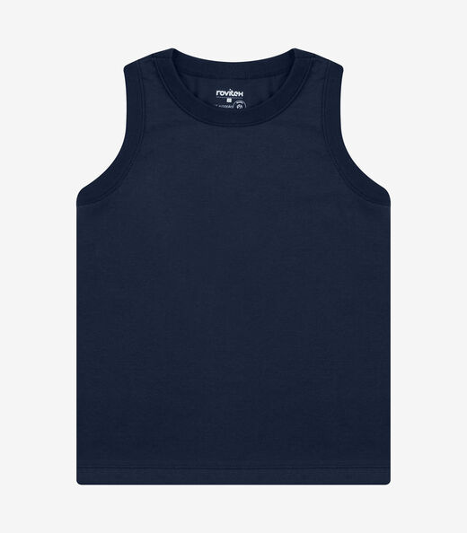 Regata Básica Infantil Masculina Rovi Kids Azul