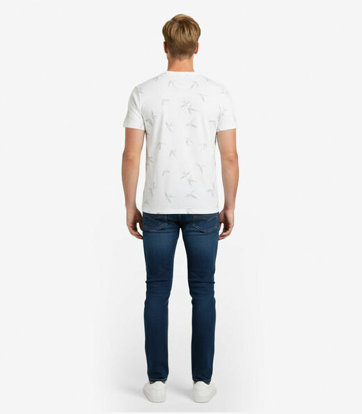 Camiseta Masculina Estampada Select Bege