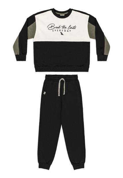 Conjunto Moletom Blusão e Calça Quimby