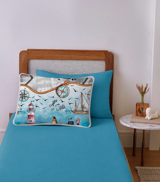 Image_Jogo de Cama Solteiro Game On Vivaldi Azul