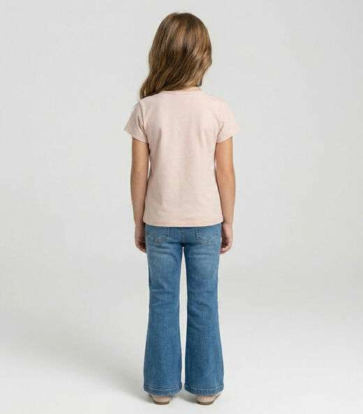 Blusa Infantil Manga Curta Trick Nick Rosa