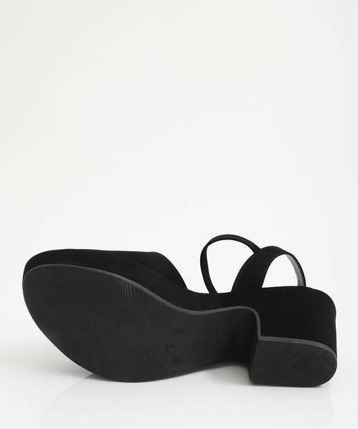 Sandália Feminina Meia Pata Renata Mello Preto