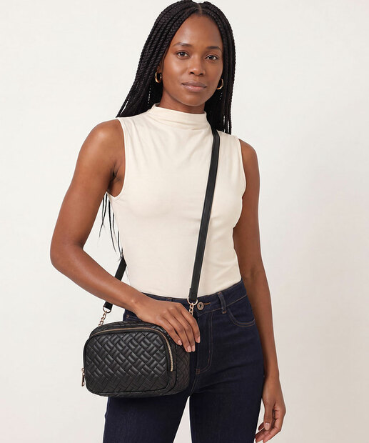 Bolsa Transversal Crossbody Feminina Matelassê Marisa 