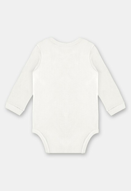 Body Manga Longa em Suedine Unissex para Bebê Up Baby