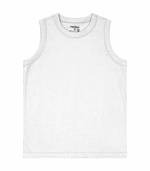 Regata Básica Infantil Masculina Rovi Kids Branco