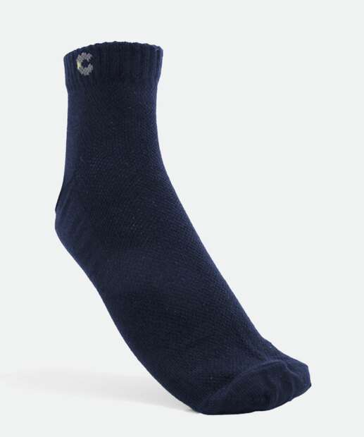 Kit 3 Pares Meias Masculina Cano Curto