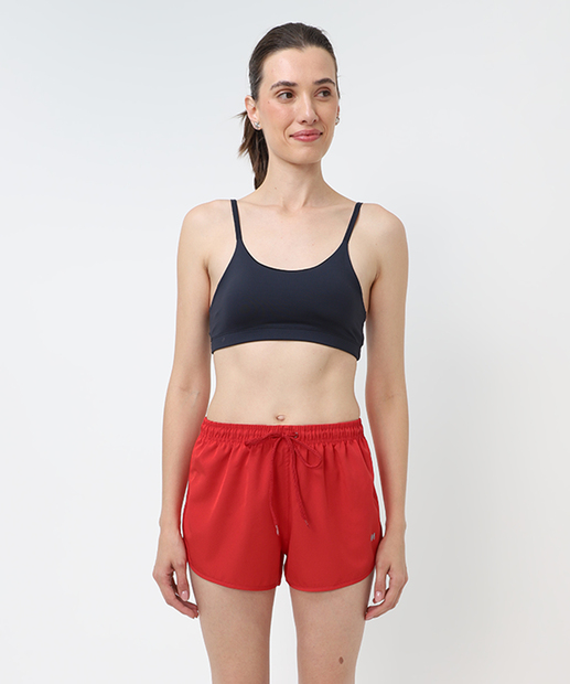 Image_Short Feminino Fitness Básico Amarração Marisa Vermelho
