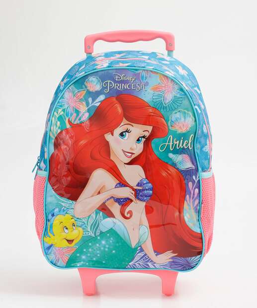 Mochila Mala Com Rodas Infantil Ariel Xeryus 