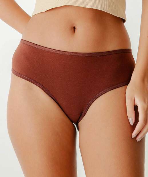 Kit 2 Calcinhas Biquíni Marisa Bege