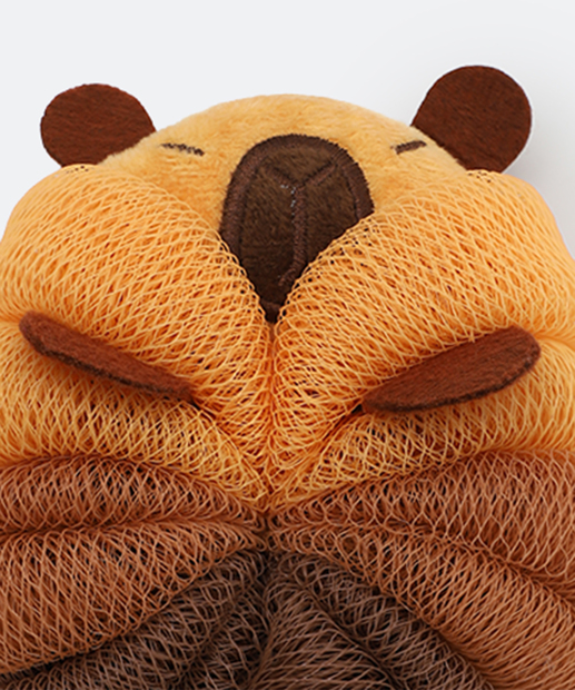 Esponja de Banho Capivara Marisa Marrom