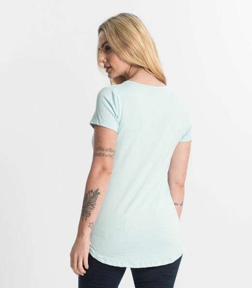 Blusa Feminina Básica Select Azul