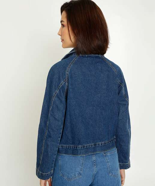 Jaqueta Feminina Jeans Decote V Disparate