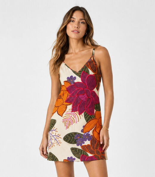 Image_Vestido Estampado Rovitex Bege