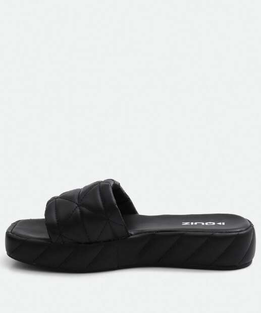Tamanco Feminino Slide Flatform Matelassê Quiz