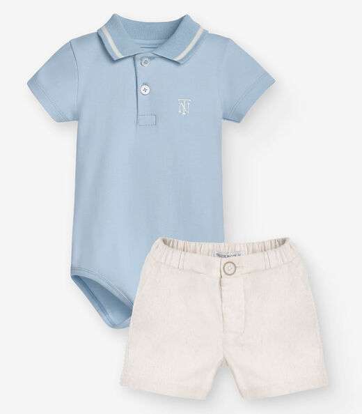 Image_Conjunto Body Polo e Bermuda Masculino Trick Nick Azul