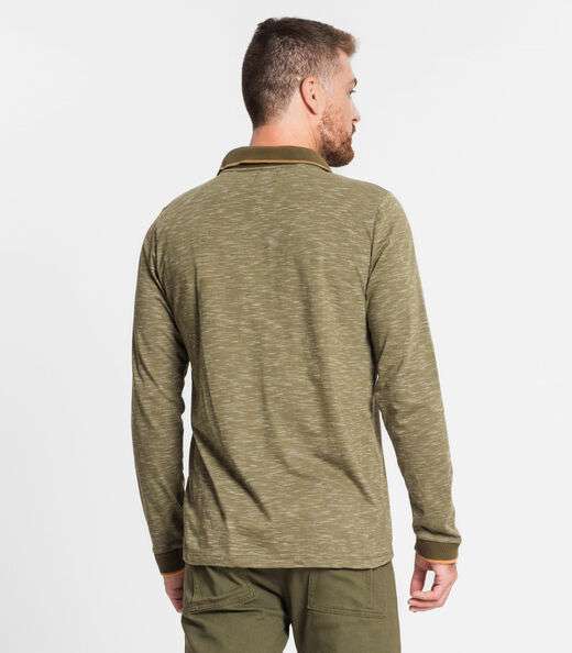 Camisa Polo Masculina Em Meia Malha Diametro Verde