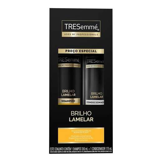 Image_Kit Tresemmé Brilho Lamelar: Shampoo 350ml e Condicionador 175ml