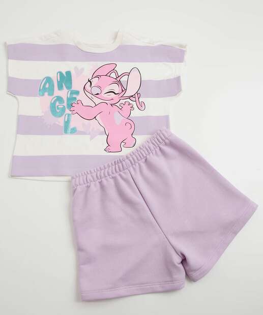 Image_Conjunto Infantil Listrado Angel Disney Tam 4 a 10