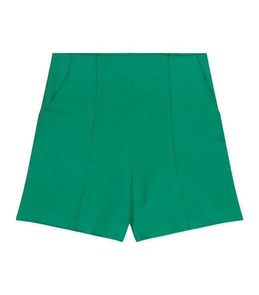 Shorts Feminino Em Moletinho Endless Verde