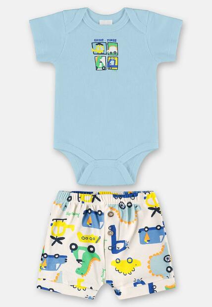 Conjunto Suedine para Bebê Menino Up Baby