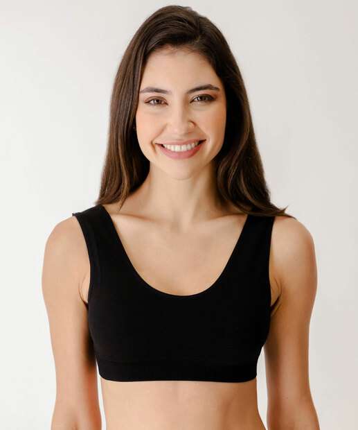 Kit 2 Sutiãs Top Com Bojo Canelado Animal Print Marisa