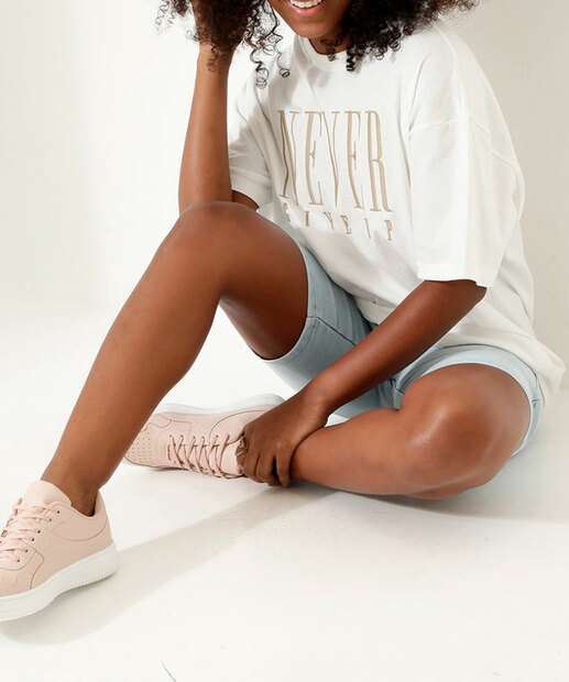Blusa Feminina Estampa Frase Manga Curta Marisa