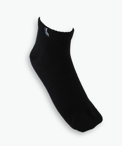 Kit 3 Pares Meias Cano Curto Masculina Lupo Preto