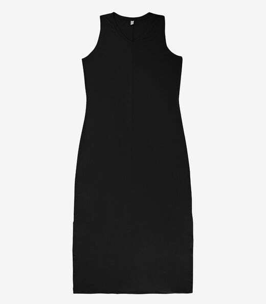 Image_Vestido Longo Plus Size Infinita Cor Preto