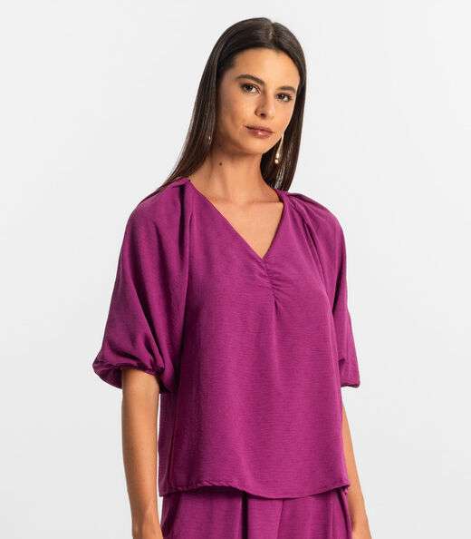 Blusa Feminina Rovitex Roxo