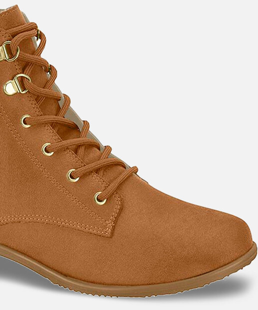 Coturno Feminino Bico Redondo Moleca