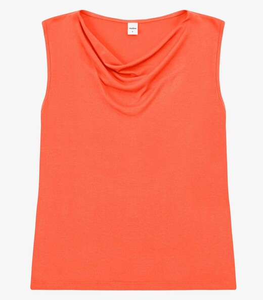 Image_Blusa Feminina Visco Tricot Gola Degagê Rovitex Laranja