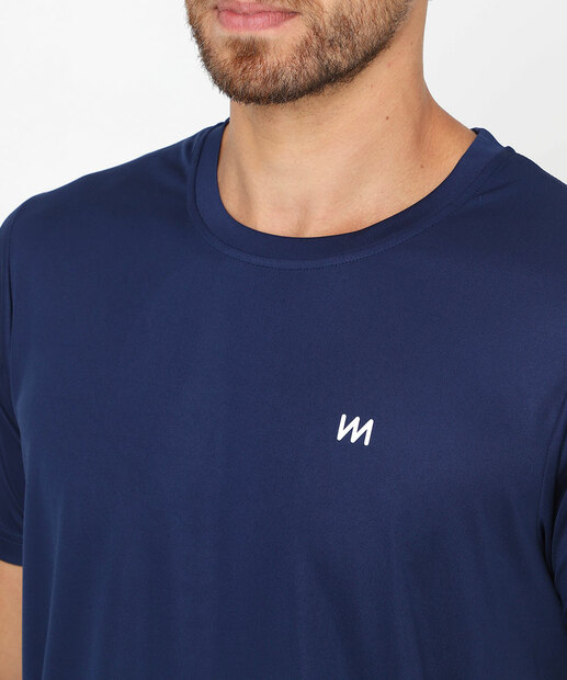 Camiseta Masculina Fitness Dry Fit MR Azul