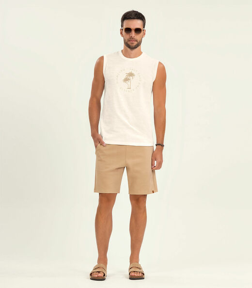 Image_Bermuda Masculino De Moletinho Piquê Diametro Marrom