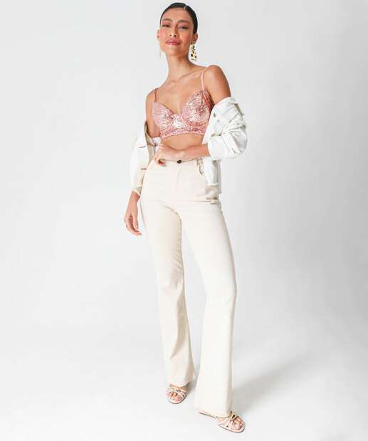 Sutiã Bratop Com Bojo Paetê Marisa