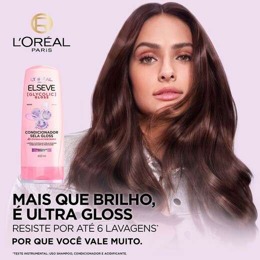 Condicionador De Cabelo Elseve Glycolic Gloss 200ml