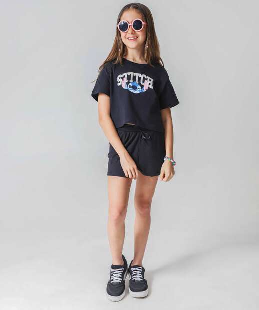 Image_Short Juvenil Canelado Tam 10 a 16