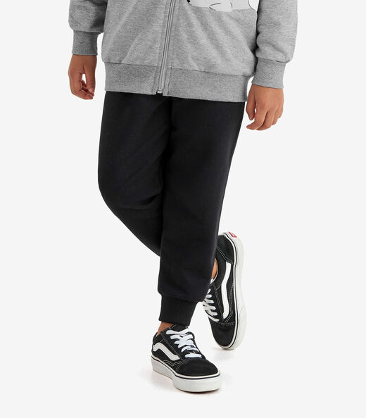 Conjunto Jaqueta Capuz e Calça Moletom Rovi Kids Cinza