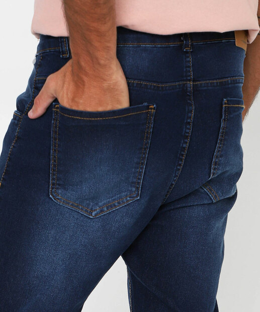 Calça Masculina Jeans Skinny Jezzian Azul