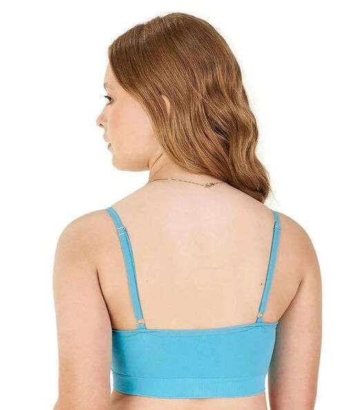 Top Teen com bojo Removível Sem Costura Zee Rucci Azul