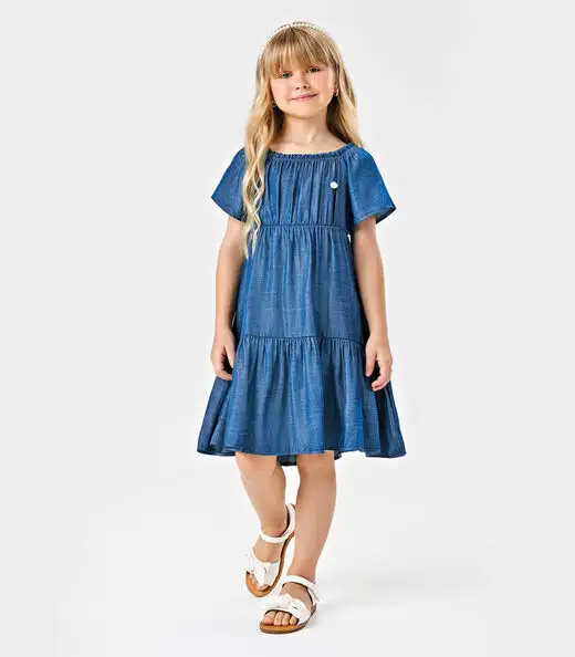 Vestido Liocel Trick Nick Azul