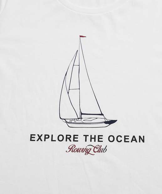 Camiseta Plus Size Masculina Estampa Frontal Manga Curta MR