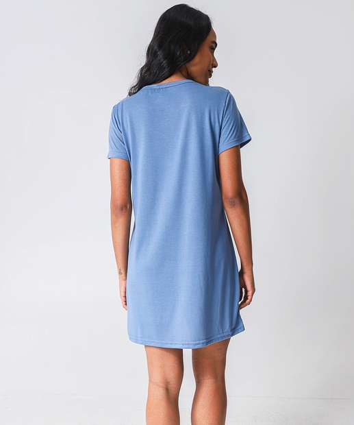 Camisola Feminina Ursinho Puff Disney Azul