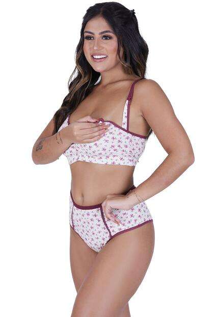 Conjunto Maternidade Algodão Concept Lingerie