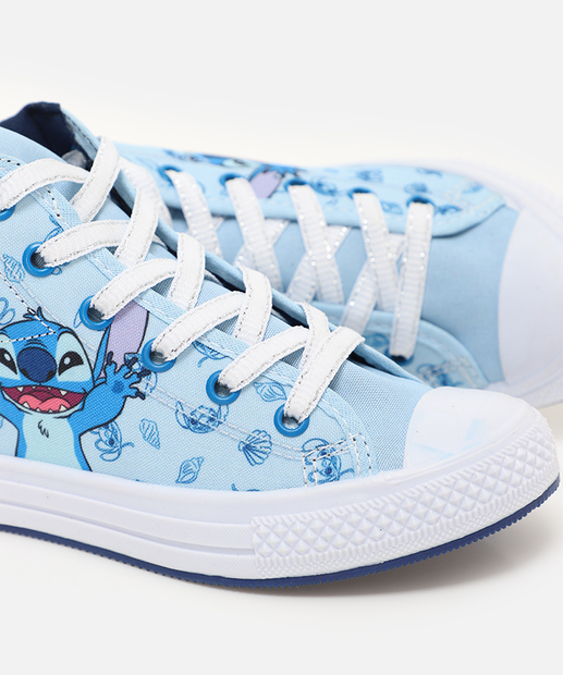Tênis Infantil Casual Estampa Stitch Azul