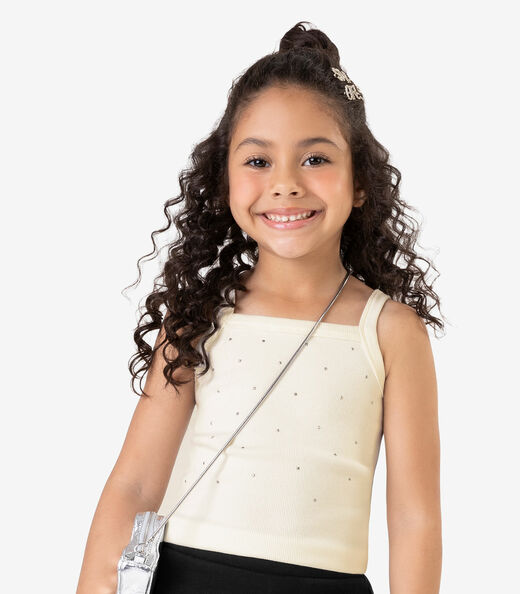 Conjunto Regata com Shorts Saia RoviKids Bege